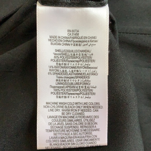 BCBG MaxAzria Raegan Black Peplum Zip Front Double Strap Tank Top - Picture 9 of 11